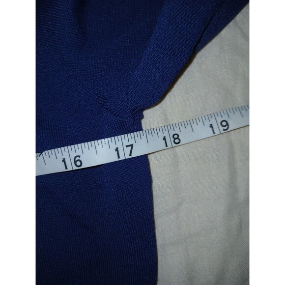 Ann Taylor Navy Blue CARDIGAN Sz Small Button-Up Sweater Women's CLASSIC Career - Picture 8 of 10